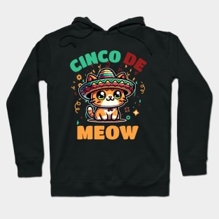 Cinco De Meow Cat Lover Hoodie